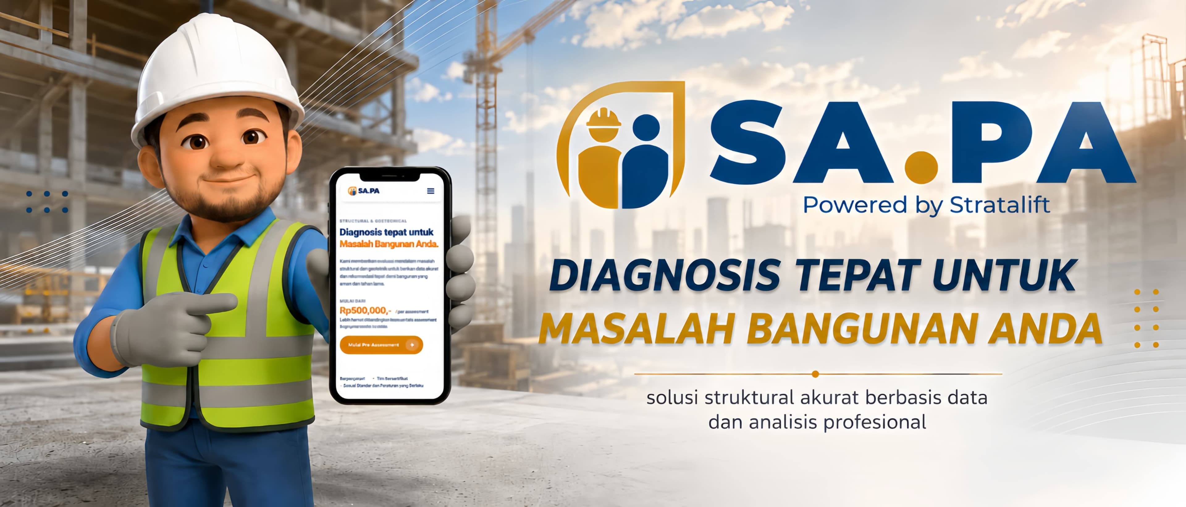SA.PA: Membawa Diagnosis Pondasi Bangunan ke dalam Genggaman